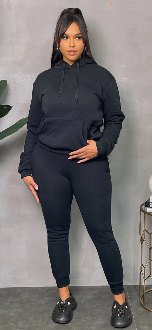 LADY'S FLLECE PULLOVER SET
