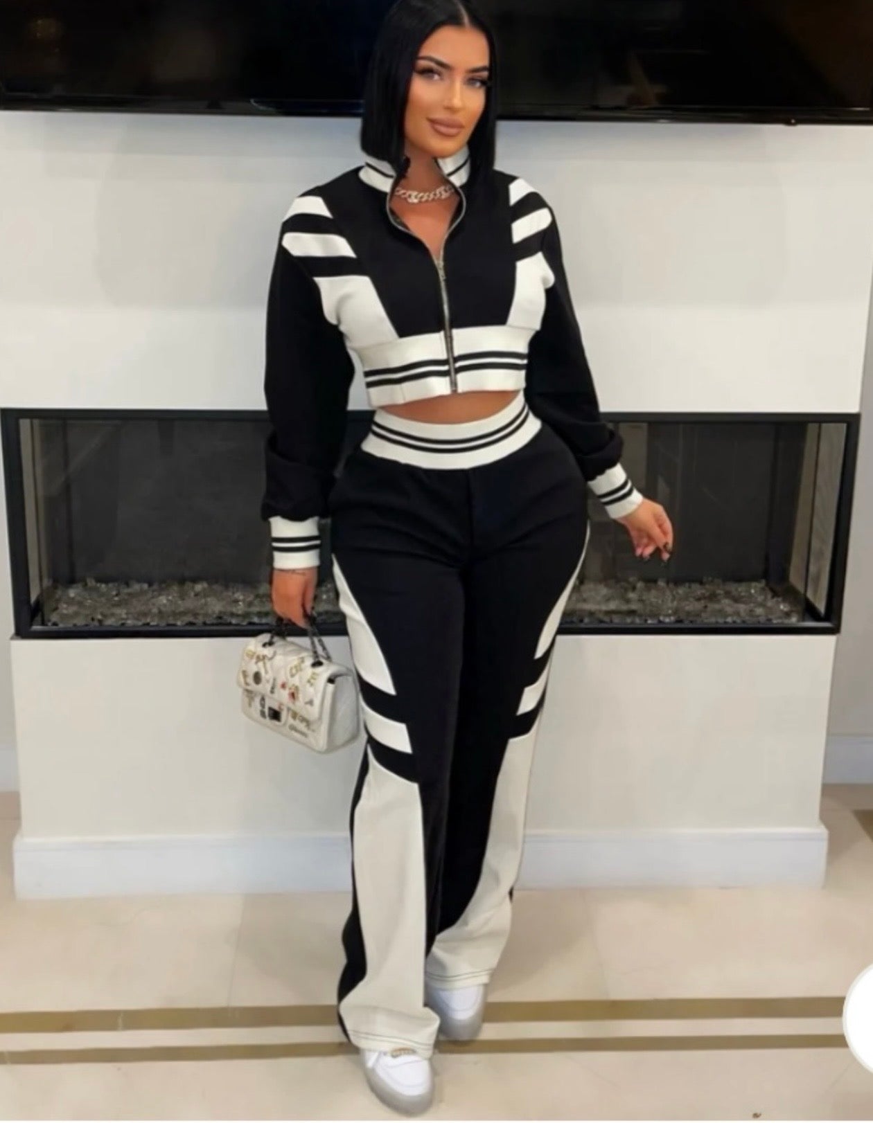 JACKET & LOUNGE PANTS SET