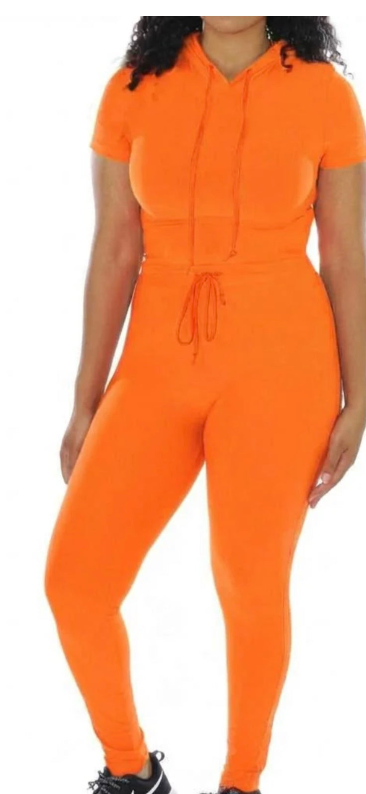 STRIPE SS HOODY PANT SET