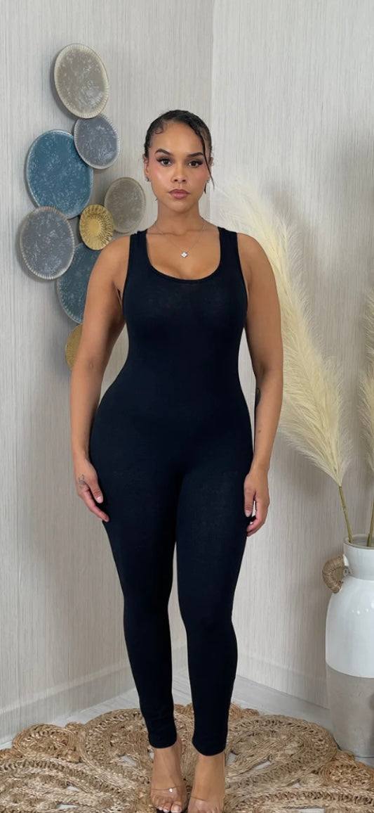 PLAIN TANK JUMPSUIT