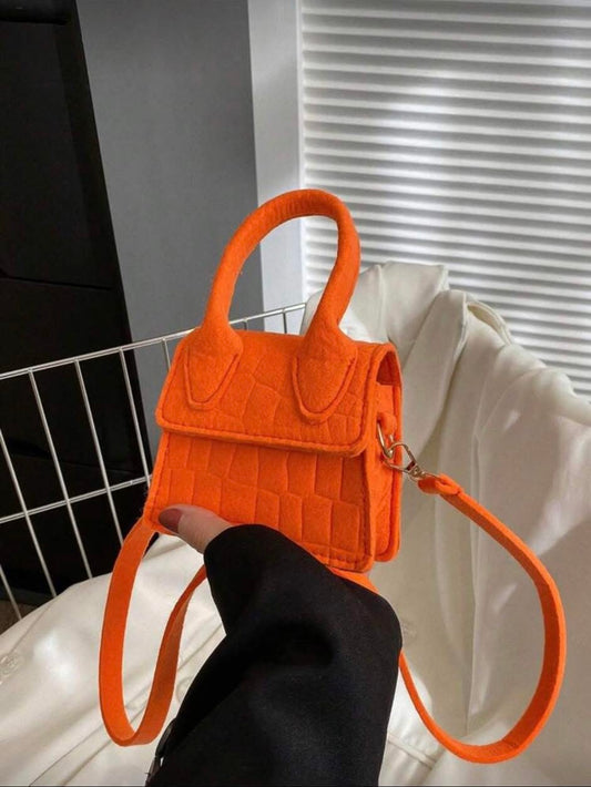 1pc Magnetic Snap Spring New Korean Cute Mini Crossbody Bag, Versatile Casual Handbag, Solid Color Fashion Shoulder Bag, Can Hold Lipstick, Wallet, Suitable For Various Occasions, Comfortable Adjustable Strap, Multi-Functional, Not Picky, Suitable For Out