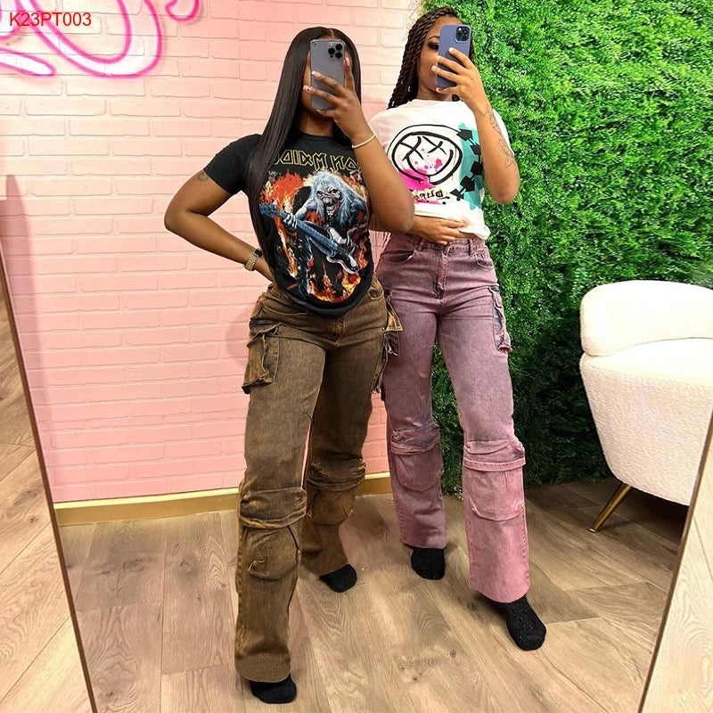 "GIRLZ LOVE CARGO" PANTS