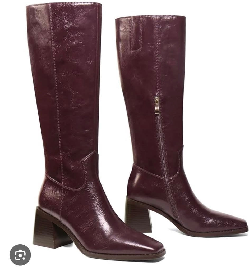 COLA SQUARE TOE BOOTS