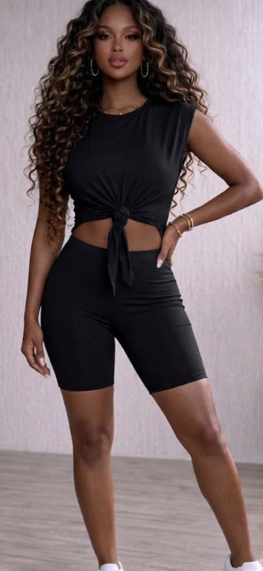 MUSCLE TOP & SHORTS SET