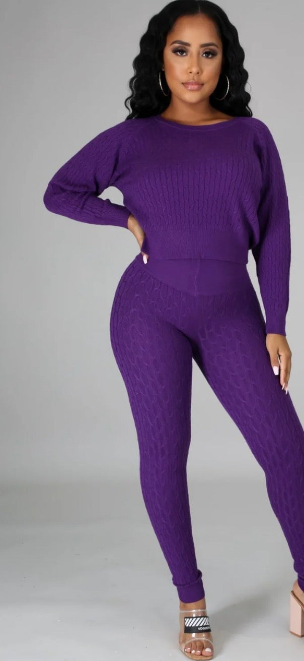 KNIT SWEATER & LEGGINGS SET