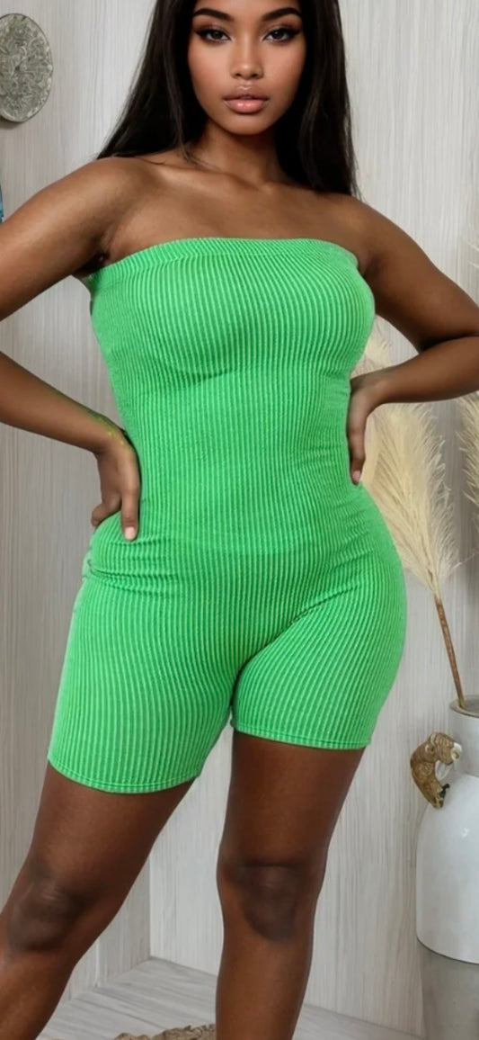 RIBBED MINI TUBE ROMPER