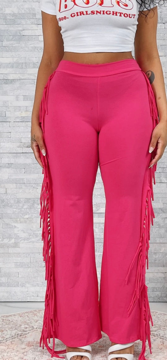 SIDE FRINGE PANTS