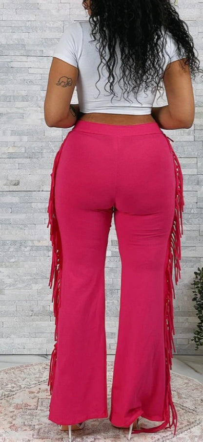 SIDE FRINGE PANTS