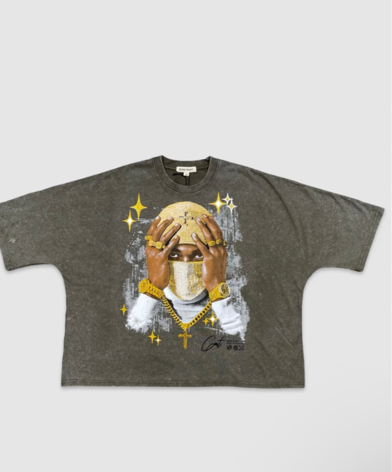 BORN TO BE A GOAT CROP TEE