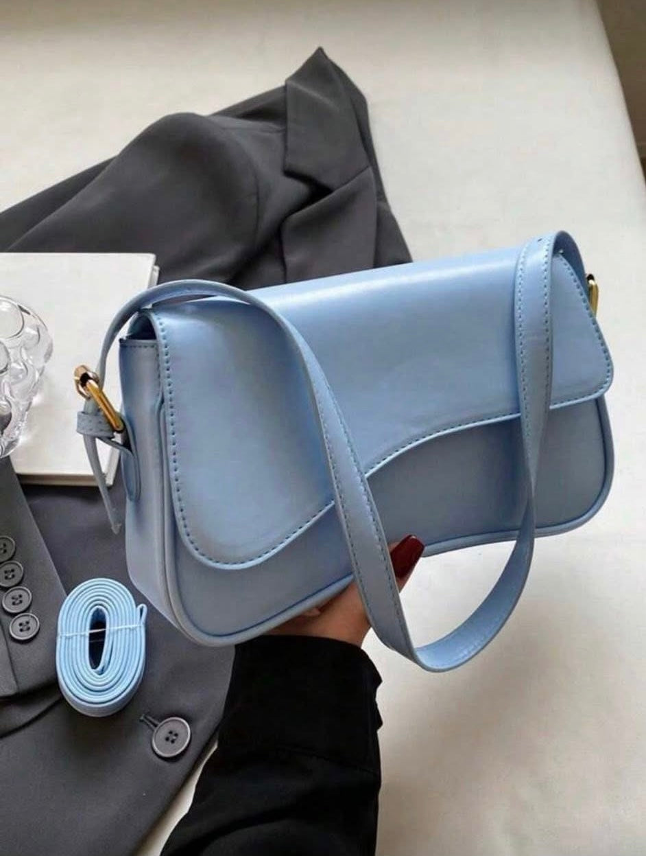 26 Spring/Summer Women's Saddle Bag, Daily Shoulder Bag and Crossbody Bag, Classic Shoulder